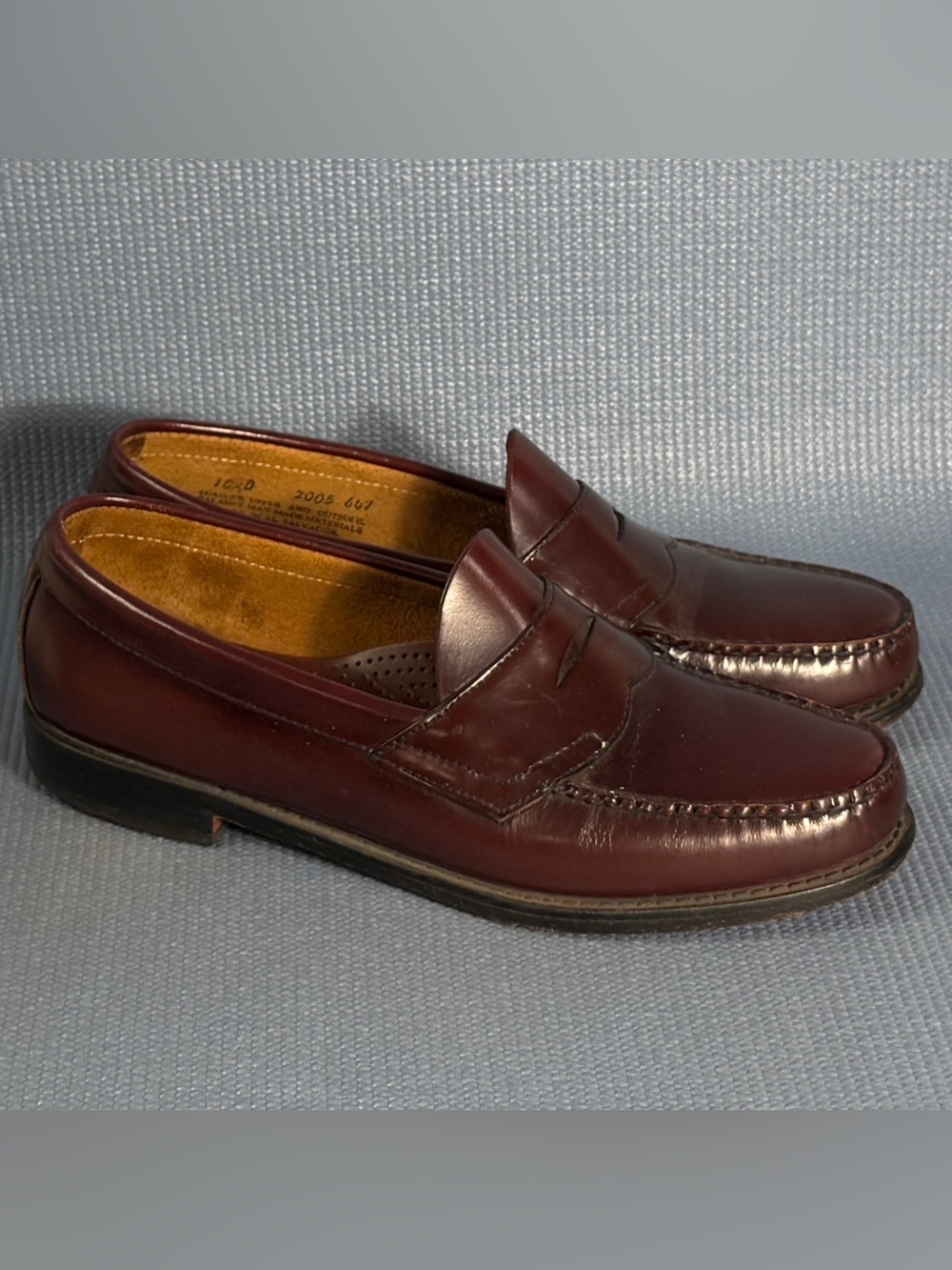 G.H. Bass Whitney Weejuns Penny Loafer Brown Leather Shoes Size 10.5